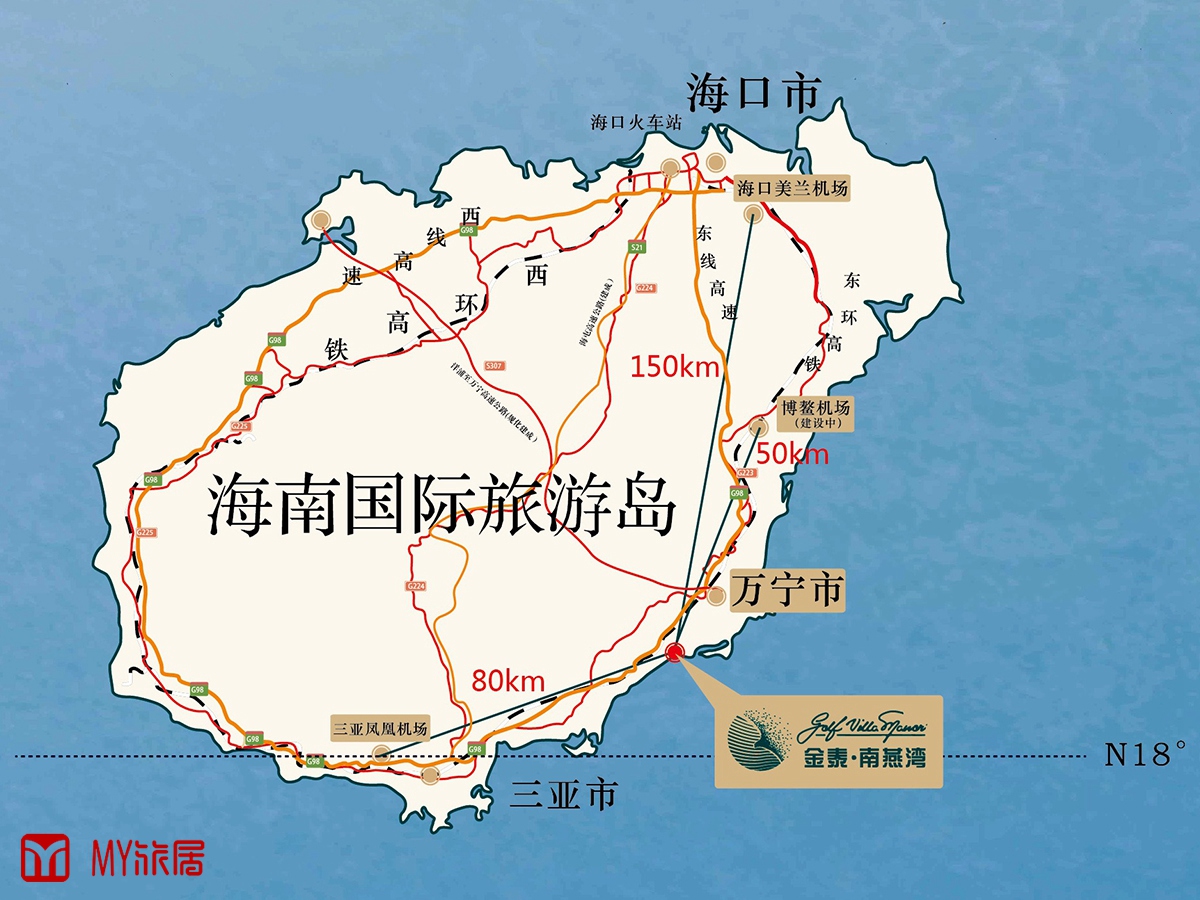 金泰南燕湾项目区位图