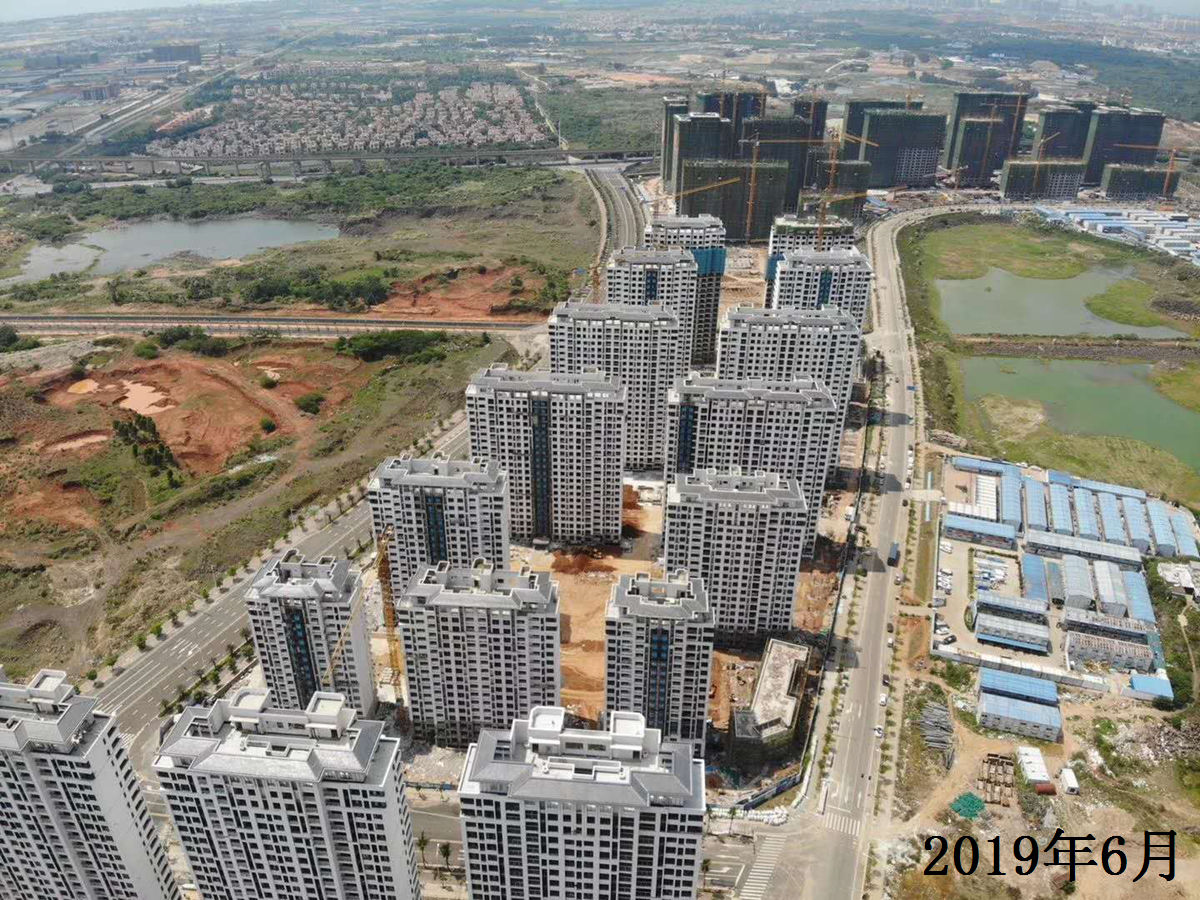 宝龙城2019年6月工程进度图