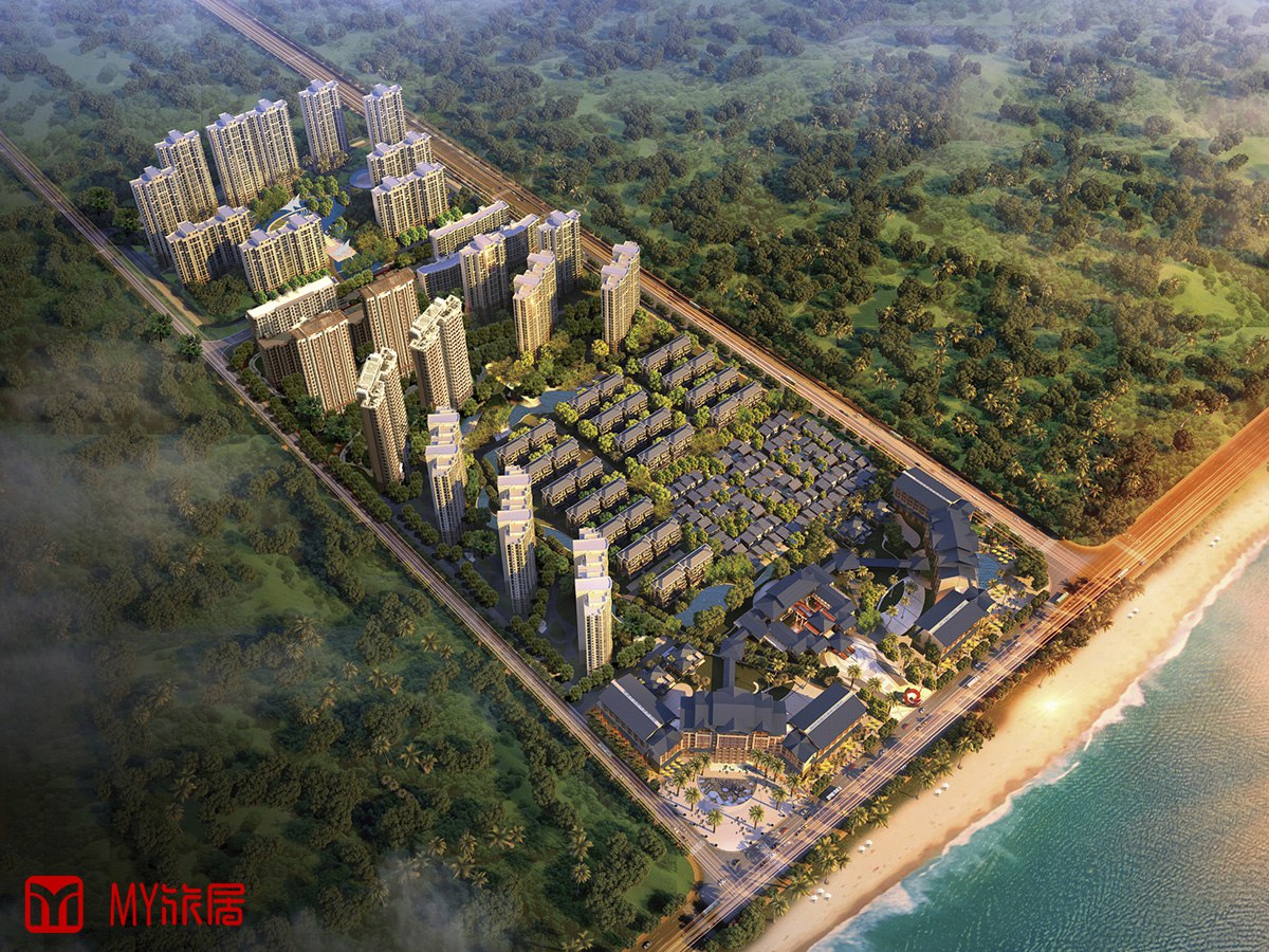 海阳城项目鸟瞰图